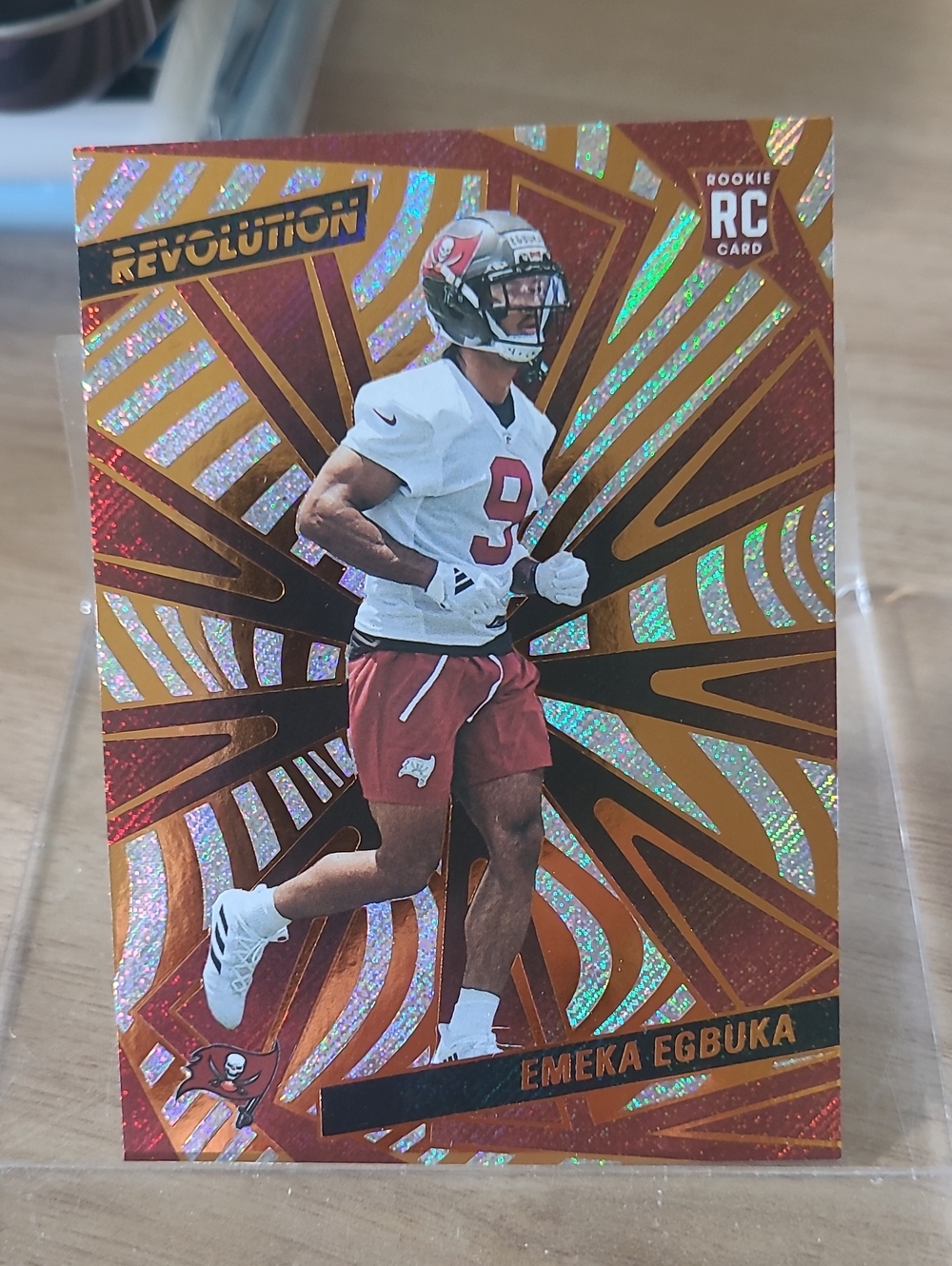 Emeka Egbuka Rookie Football Trading Card 2025 Revolution